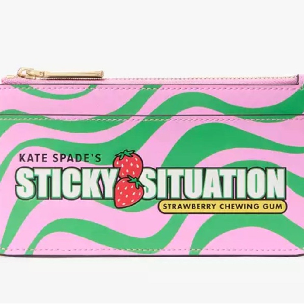 Kate Spade Pink and Green Wallet